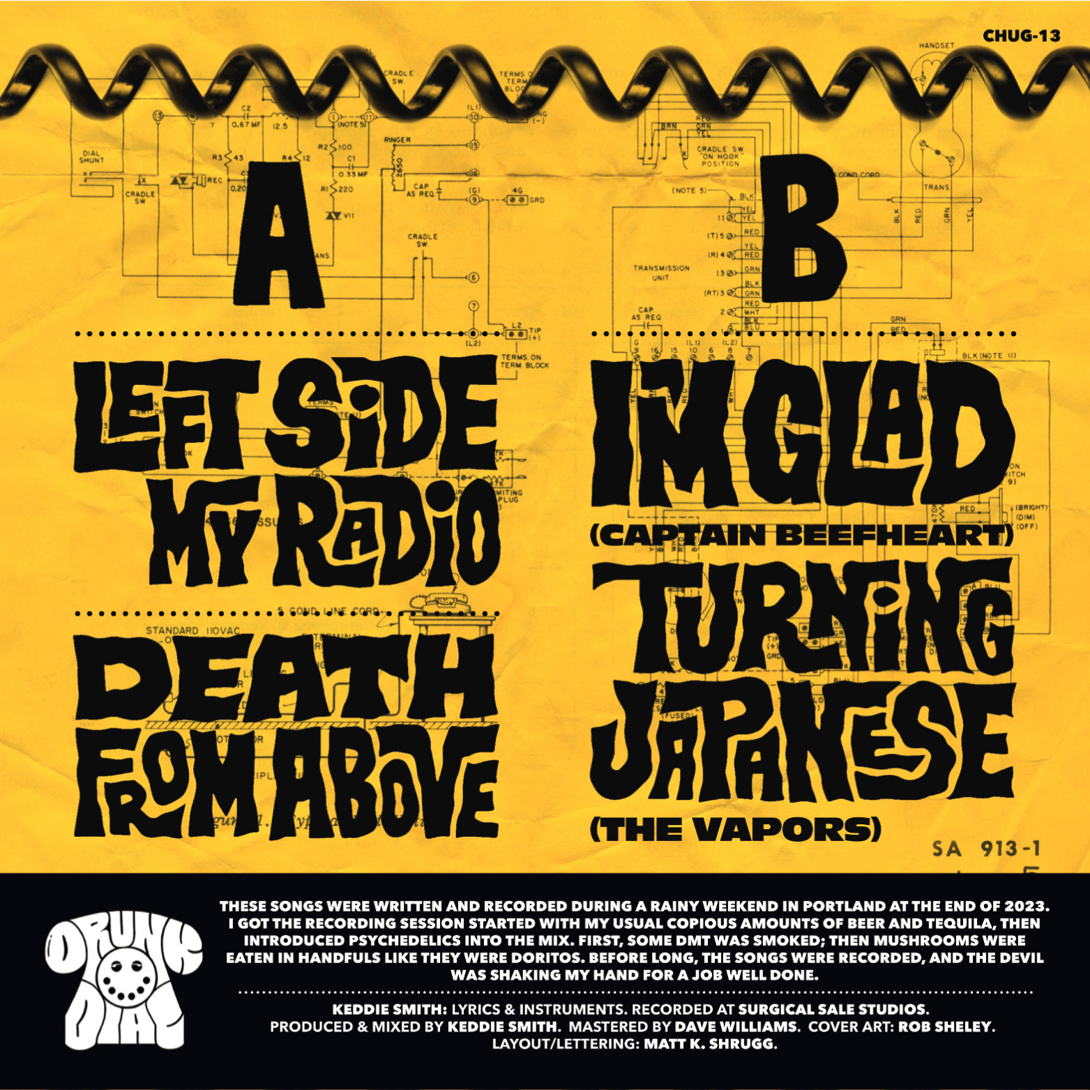 Drunk Dial #13 back cover